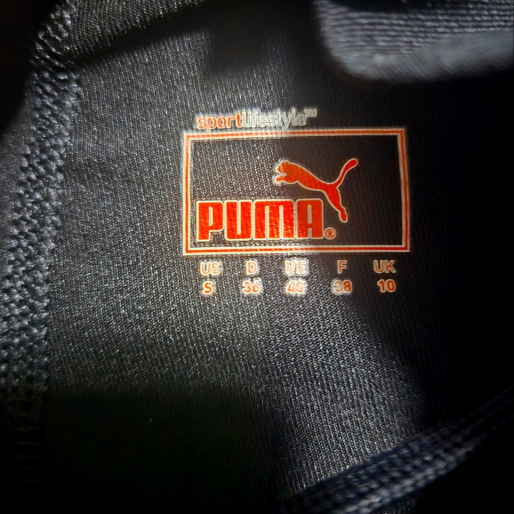 Ladies black puma capri